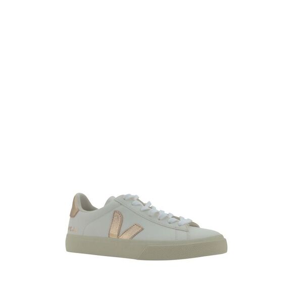 Veja White Calf Leather Bos Taurus Low Top Women's Sneakers - Picture 4 of 6